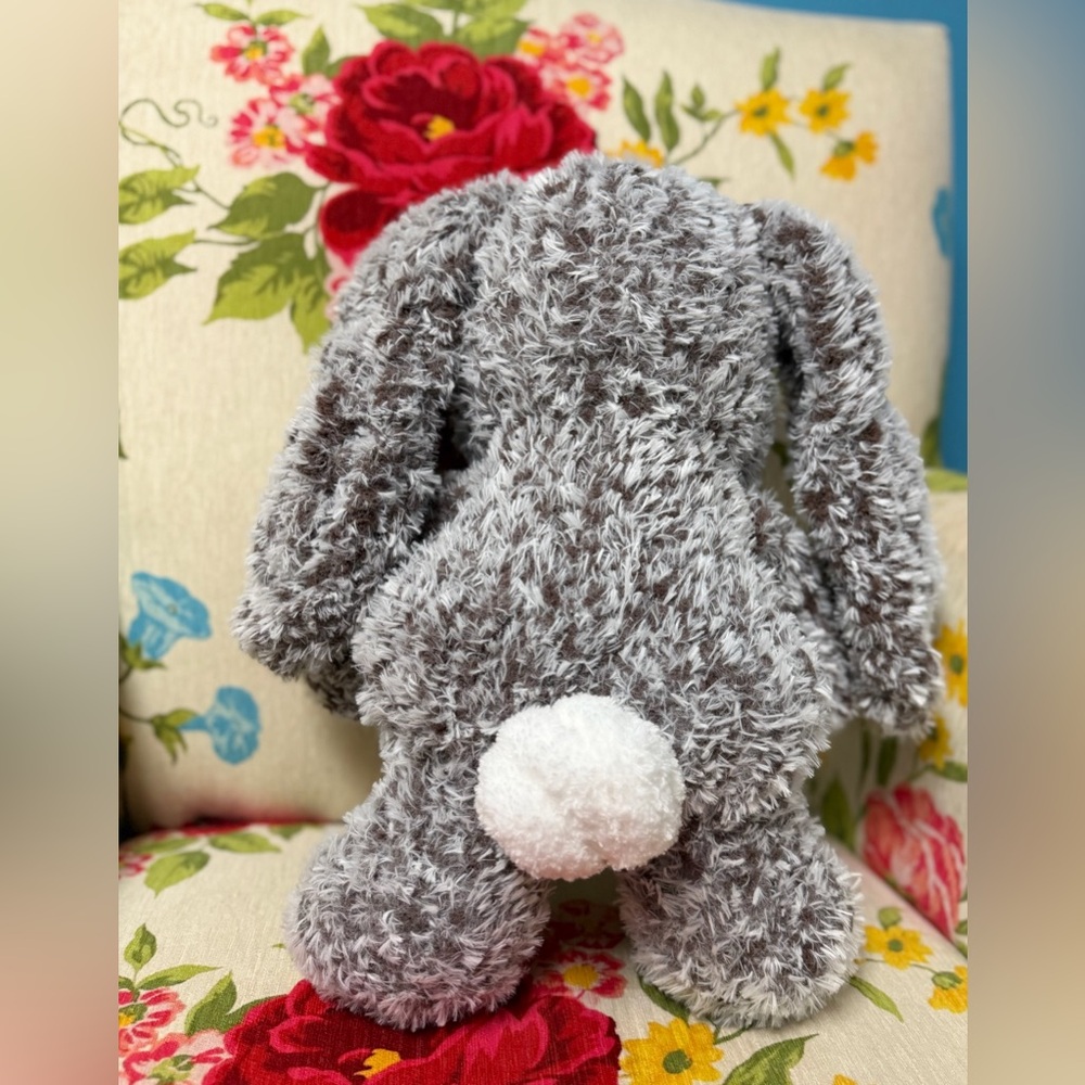 Handmade Hand Crafted Knit Chubby Bunny Easter gift - Picture 7 of 7